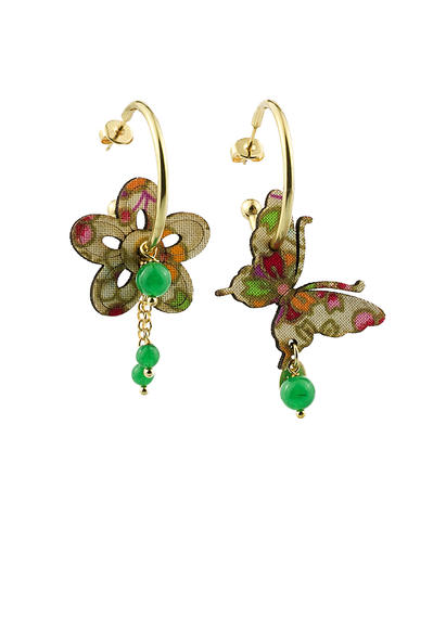 small-green-butterfly-and-flower-circle-earrings